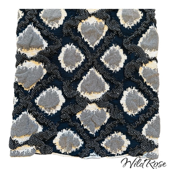 ROLAND MOURET Blue & Black Stretch Bodycon Corset Bustier Mini Dress SZ 4 - Picture 6 of 16